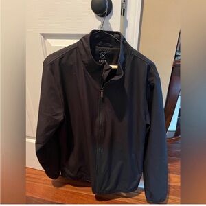 Cuts Clothing Men's Black Performance Jacket / Bomber - Large